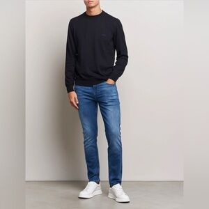 Boss Men's Classic Stretch Blue Straight Jeans